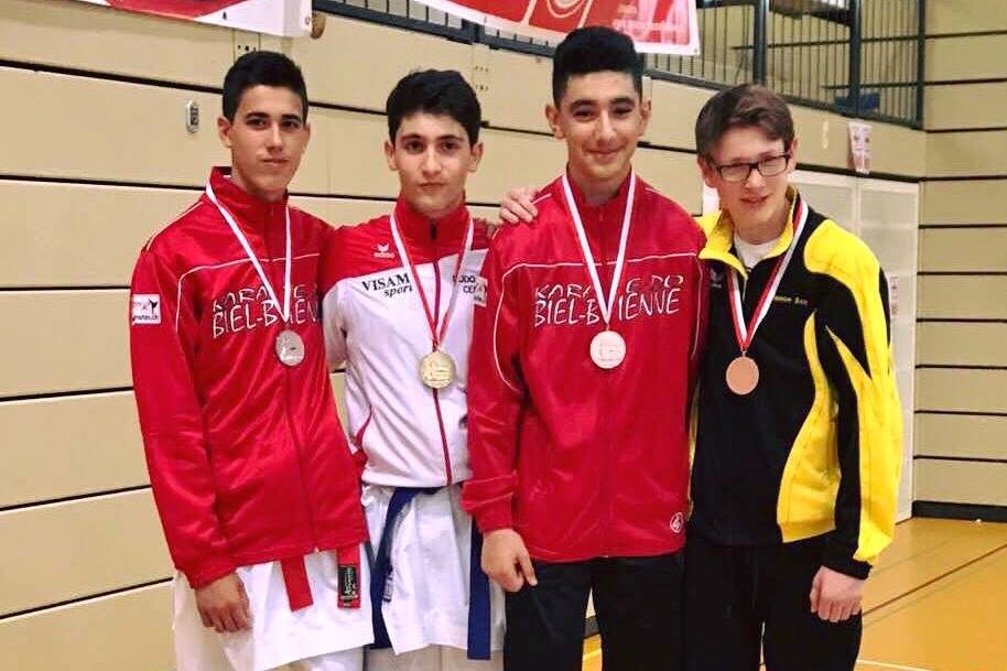 Amir Mneimne (Sportklasse LSF BL), Gewinner im Kumite in der Kategorie U16